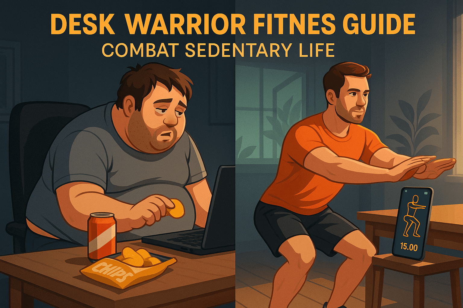 Desk Warrior Fitness Guide: Combat Sedentary Life - Remote Work